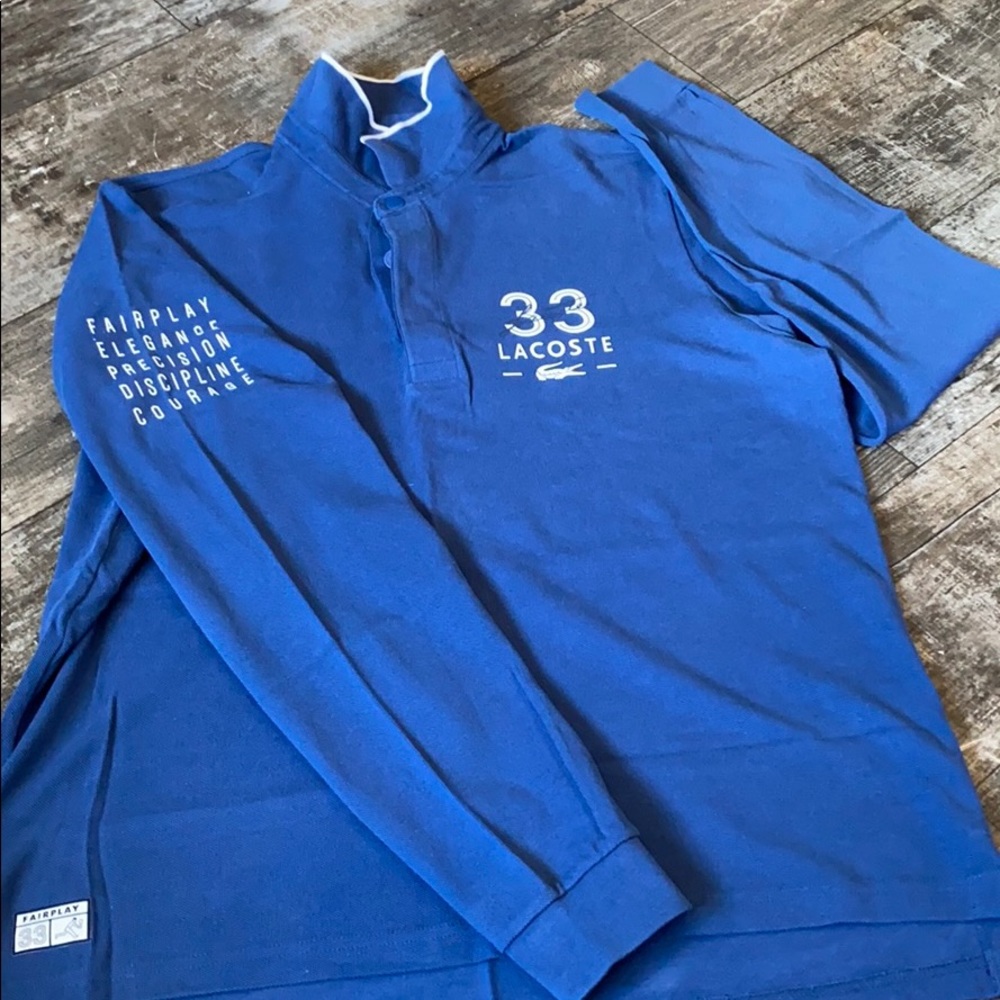 Men’s Lacoste polo long sleeve